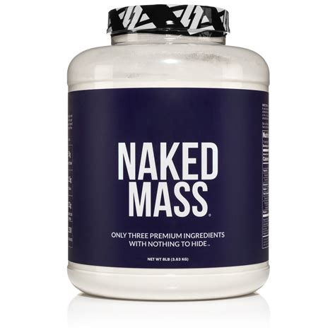 naked mass|Vanilla Weight Gainer Protein Supplement 